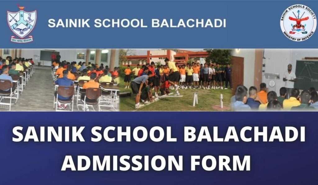 Sainik School Balachadi Admission 2022-23