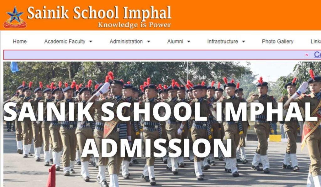 Sainik School Imphal Admission 2022