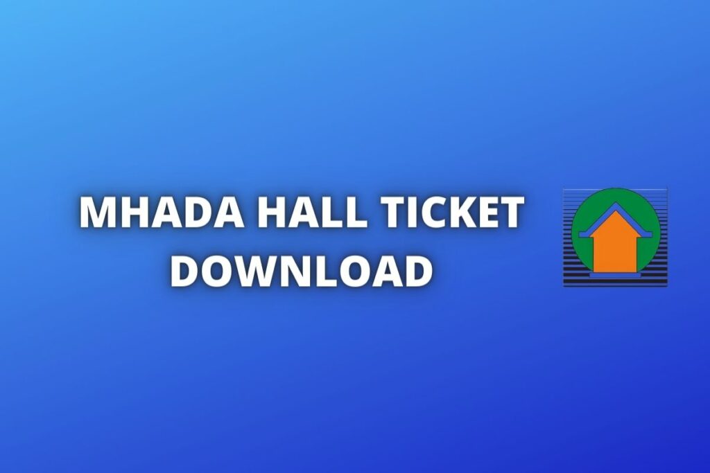 MHADA Hall Ticket 2022