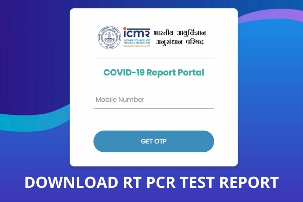 DOWNLOAD RT PCR TEST REPORT