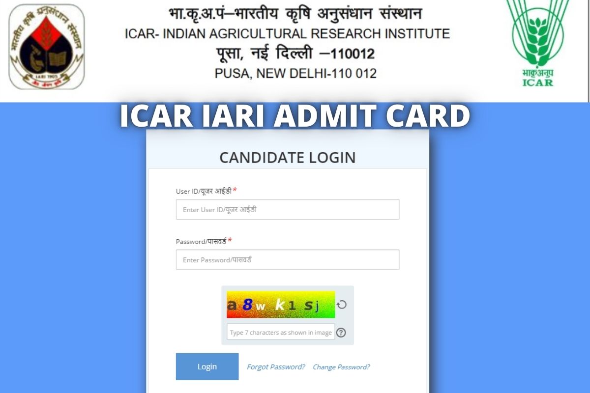 ICAR IARI Admit Card 2022