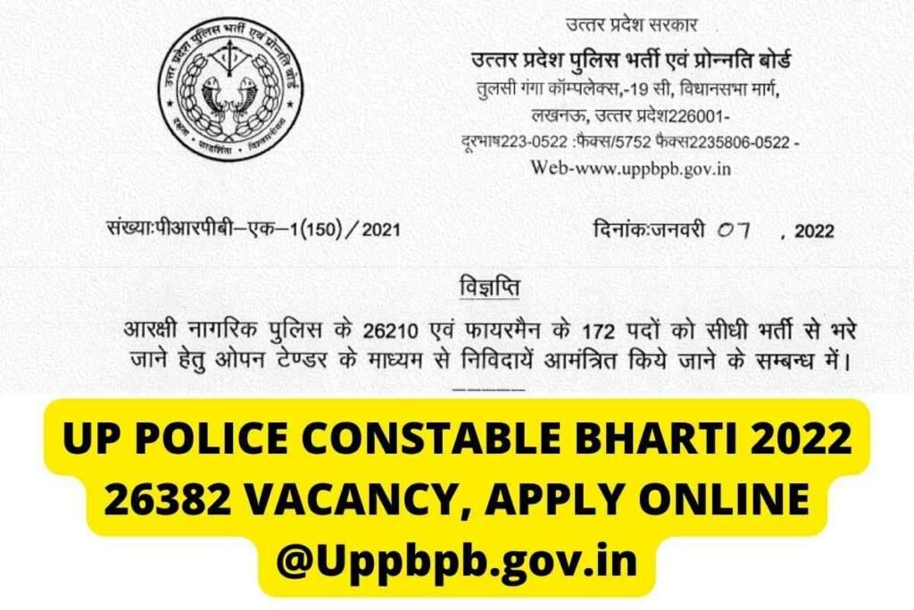 UP Police Constable Recruitment