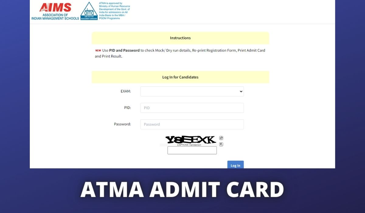 ATMA Admit Card 2022