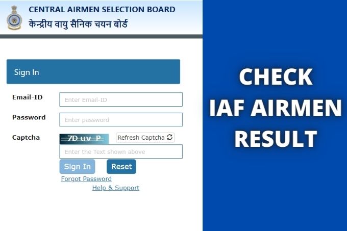 IAF Airmen Result 2022