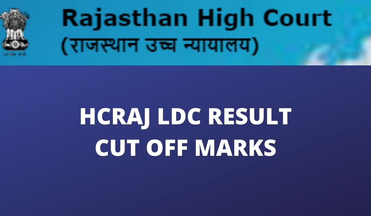 HCRAJ LDC Result 2022