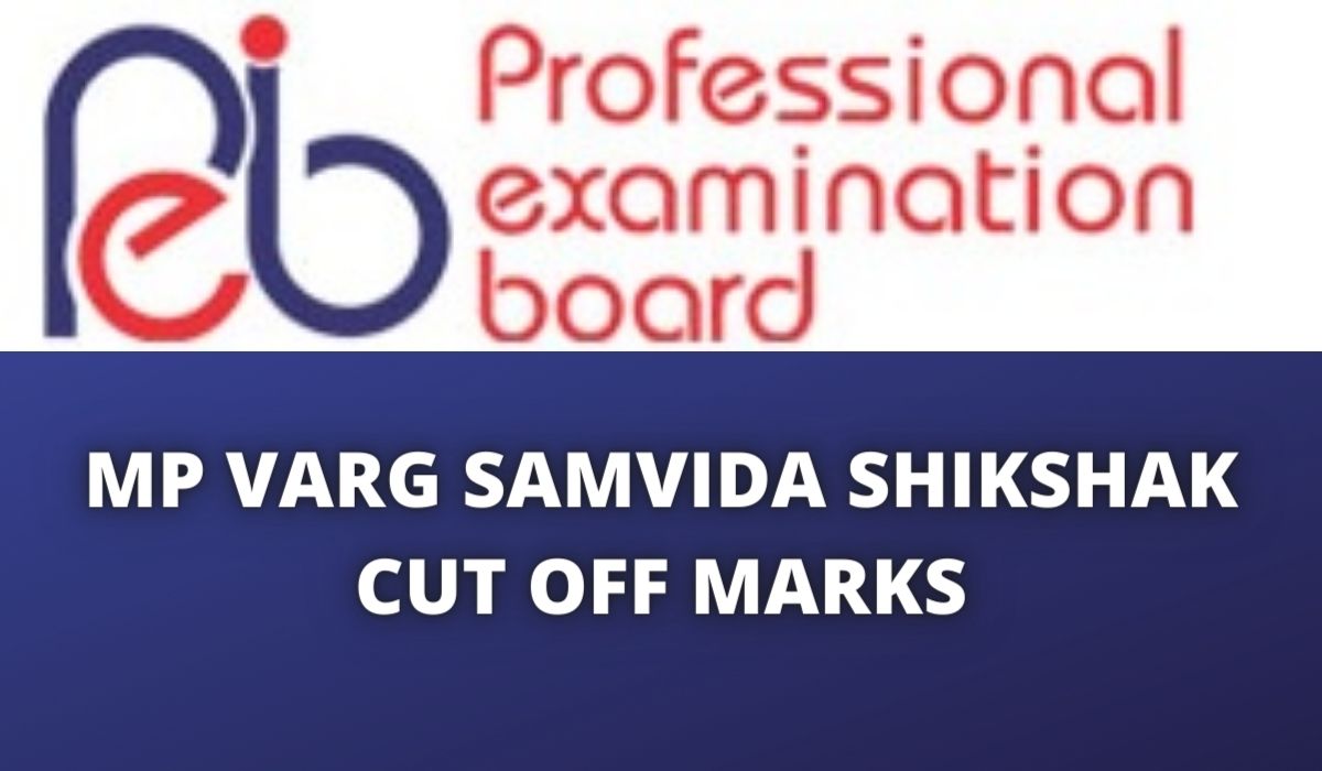 MP Varg 3 Samvida Shikshak Cut Off Marks 2022