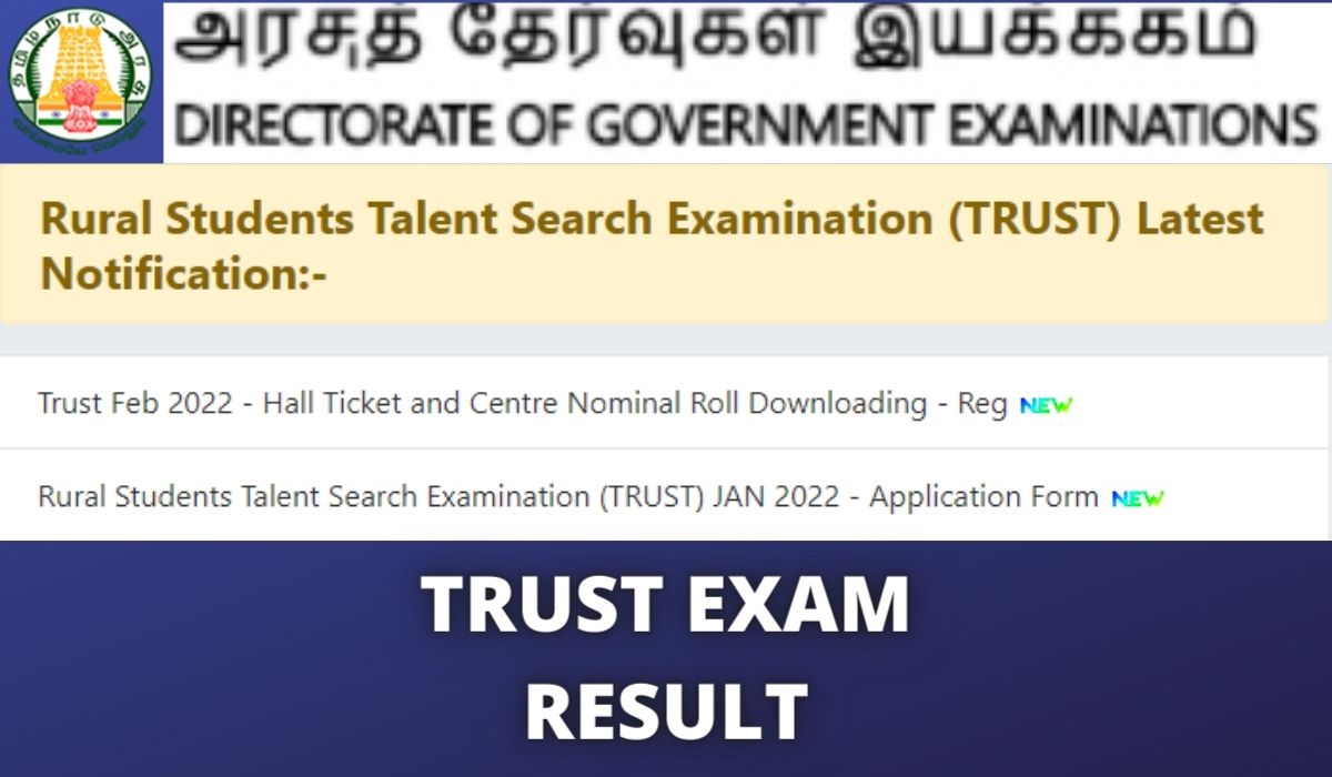 TRUST Exam Result 2022