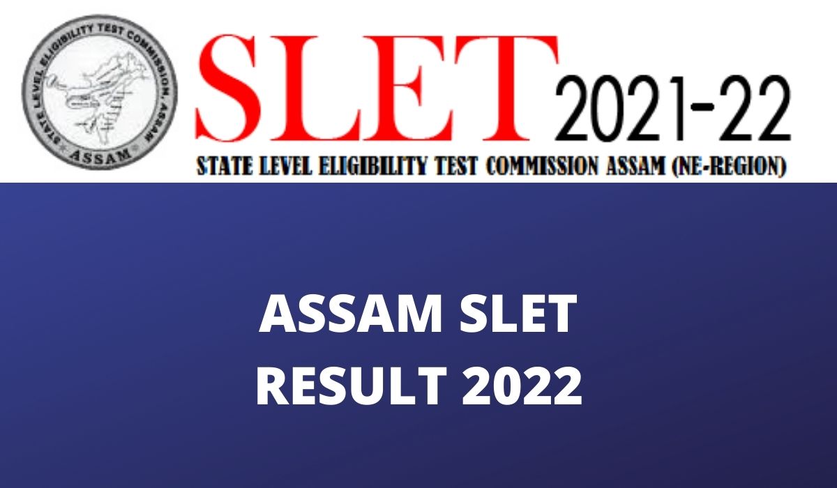 Assam SLET Result 2022