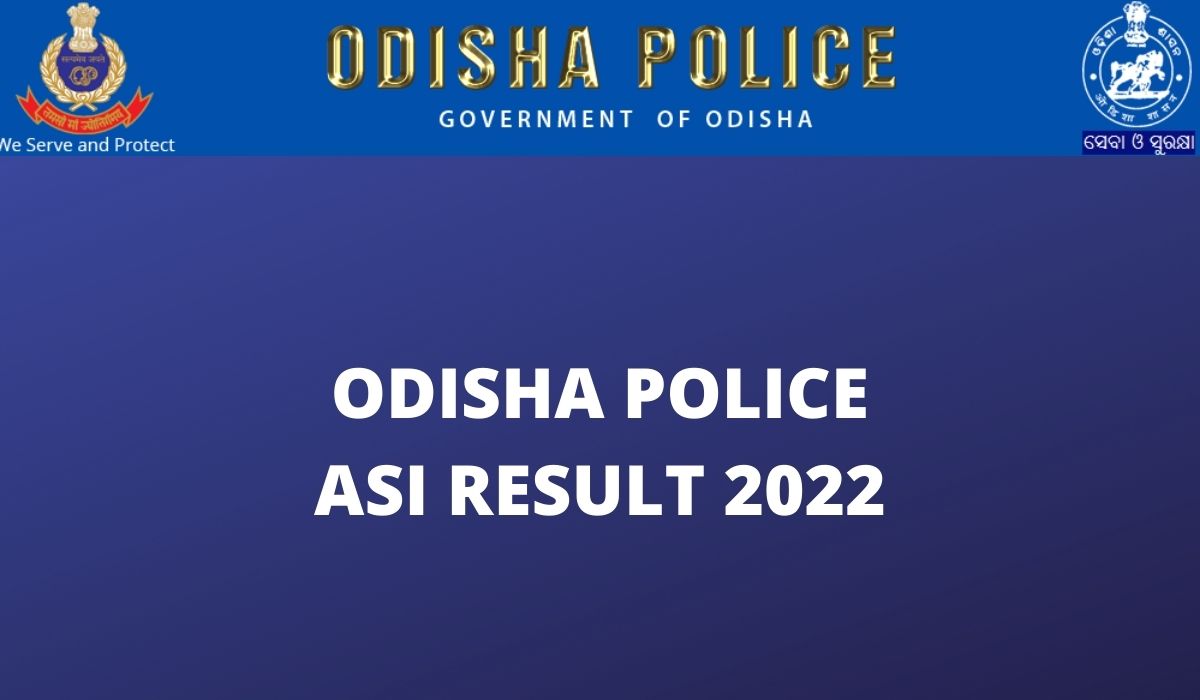 Odisha Police Result 2022