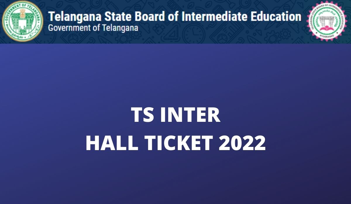 TS Inter Hall Ticket 2022