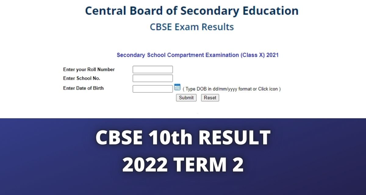 CBSE 10th Result 2022