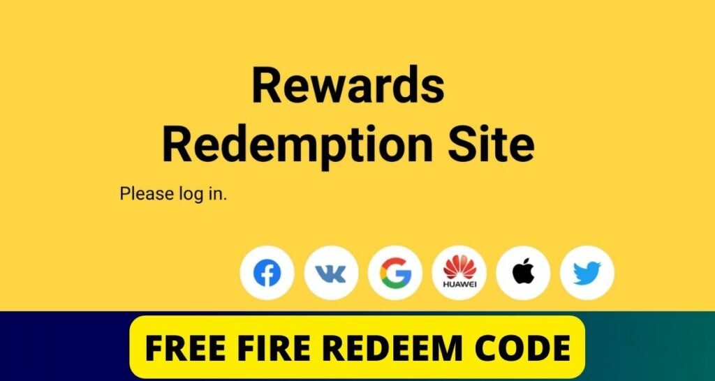 FREE FIRE REDEEM CODE