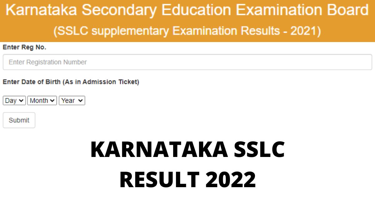  SSLC Result 2022 Karnataka 10th Result OUT Today at karresults.nic.in