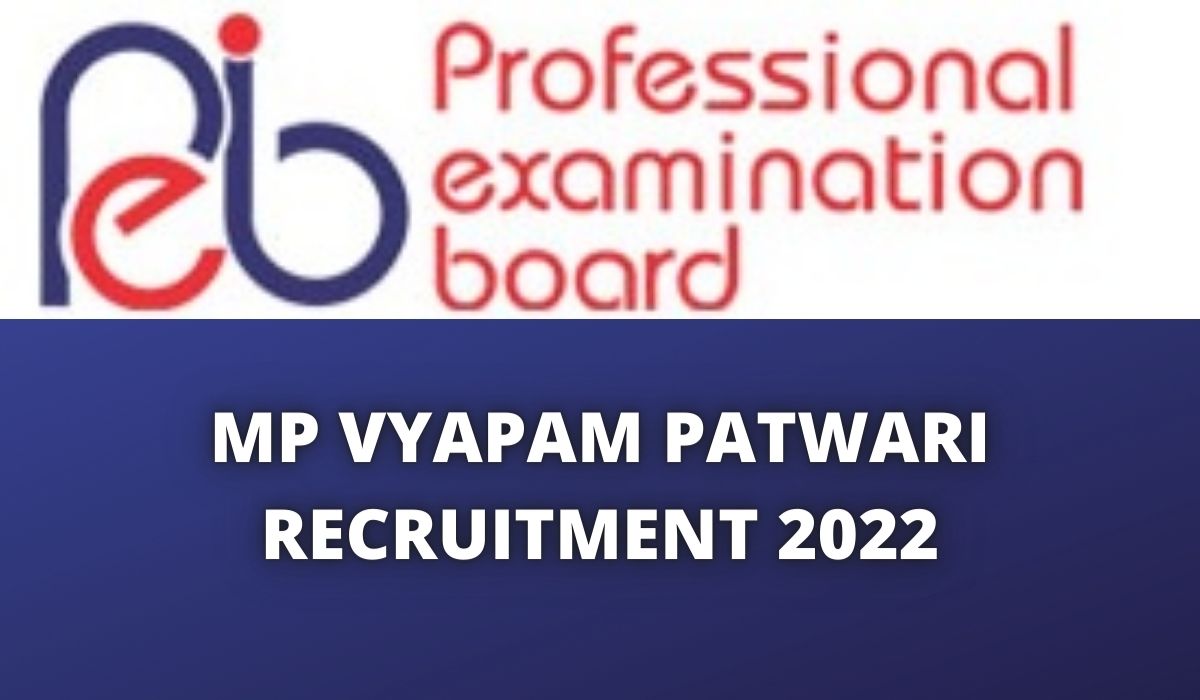 MP Vyapam Patwari Recruitment 2022