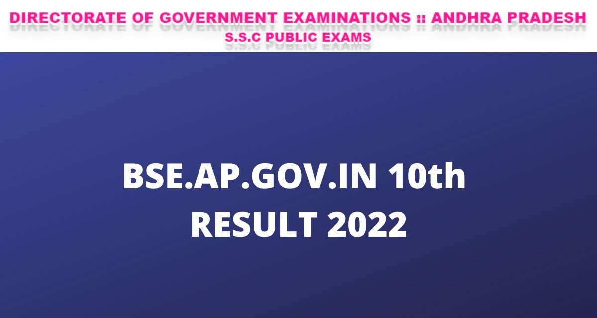 bse.ap.gov.in 10th Result 2022