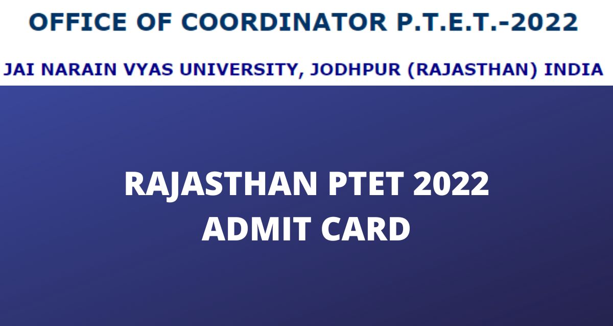 Ptetraj2022.com Admit Card 2022