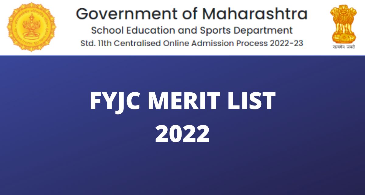 FYJC Merit List 2022