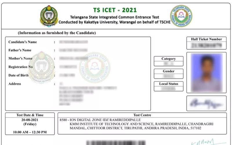 TS ICET Result 2022, Rank List, Score Card Download @ icet.tsche.ac.in